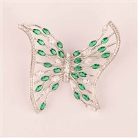 Brooch Ultima Edizione Woman in Silver SA00307-VERDE